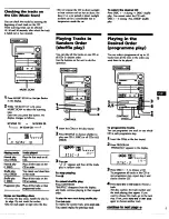 Preview for 9 page of Sony MHC-C33 Operating Instructions Manual