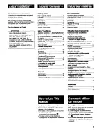 Preview for 3 page of Sony MHC-C70 Operating Instructions Manual