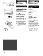 Предварительный просмотр 20 страницы Sony MHC-C70 Operating Instructions Manual