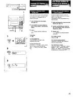 Предварительный просмотр 25 страницы Sony MHC-C70 Operating Instructions Manual