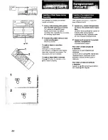 Preview for 44 page of Sony MHC-C70 Operating Instructions Manual