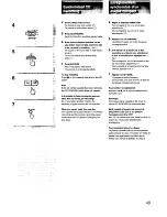 Preview for 49 page of Sony MHC-C70 Operating Instructions Manual