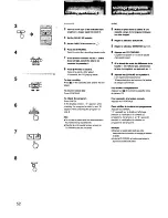 Предварительный просмотр 52 страницы Sony MHC-C70 Operating Instructions Manual