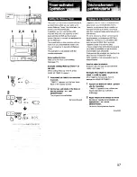 Предварительный просмотр 57 страницы Sony MHC-C70 Operating Instructions Manual