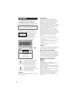 Preview for 2 page of Sony MHC-D60 Operating Instructions Manual