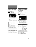 Preview for 19 page of Sony MHC-D60 Operating Instructions Manual