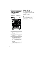 Предварительный просмотр 20 страницы Sony MHC-D60 Operating Instructions Manual