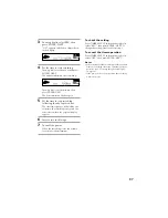 Preview for 37 page of Sony MHC-D60 Operating Instructions Manual