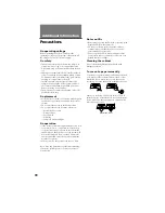 Предварительный просмотр 38 страницы Sony MHC-D60 Operating Instructions Manual