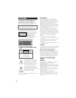 Preview for 2 page of Sony MHC-D90AV Operating Instructions Manual