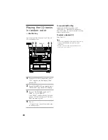 Предварительный просмотр 24 страницы Sony MHC-D90AV Operating Instructions Manual