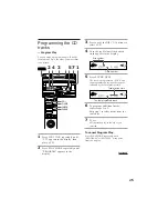 Предварительный просмотр 25 страницы Sony MHC-D90AV Operating Instructions Manual