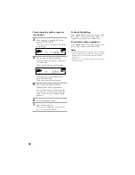 Preview for 42 page of Sony MHC-D90AV Operating Instructions Manual