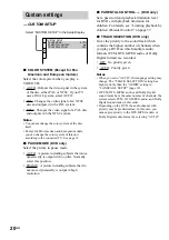 Предварительный просмотр 20 страницы Sony MHC-DP1000D Operating Instructions Manual