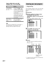 Предварительный просмотр 26 страницы Sony MHC-DP1000D Operating Instructions Manual