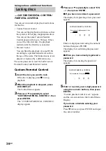 Предварительный просмотр 36 страницы Sony MHC-DP1000D Operating Instructions Manual