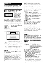 Предварительный просмотр 2 страницы Sony MHC-DP700 Operating Instructions Manual