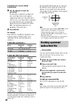 Preview for 22 page of Sony MHC-DP700 Operating Instructions Manual