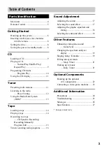 Preview for 3 page of Sony MHC-DX20 Operating Instructions Manual