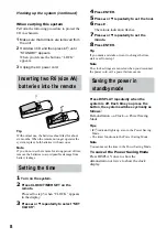 Preview for 8 page of Sony MHC-DX20 Operating Instructions Manual