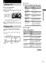 Preview for 9 page of Sony MHC-DX20 Operating Instructions Manual