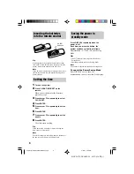 Preview for 8 page of Sony MHC-DX50 Operating Instructions Manual