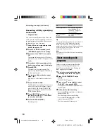 Preview for 16 page of Sony MHC-DX50 Operating Instructions Manual