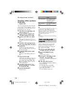 Предварительный просмотр 16 страницы Sony MHC-DX50 Operating Instructions Manual