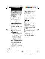 Preview for 20 page of Sony MHC-DX50 Operating Instructions Manual