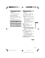 Preview for 21 page of Sony MHC-DX50 Operating Instructions Manual