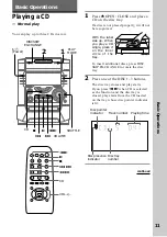 Предварительный просмотр 11 страницы Sony MHC-DX8 Operating Instructions Manual