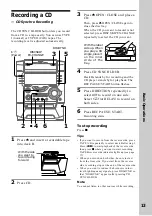 Preview for 13 page of Sony MHC-DX8 Operating Instructions Manual