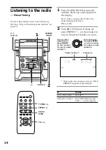 Preview for 14 page of Sony MHC-DX8 Operating Instructions Manual