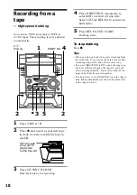 Предварительный просмотр 18 страницы Sony MHC-DX8 Operating Instructions Manual