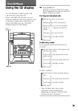 Предварительный просмотр 19 страницы Sony MHC-DX8 Operating Instructions Manual