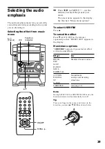 Предварительный просмотр 29 страницы Sony MHC-DX8 Operating Instructions Manual