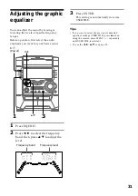 Предварительный просмотр 31 страницы Sony MHC-DX8 Operating Instructions Manual