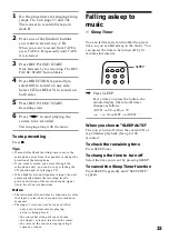 Preview for 33 page of Sony MHC-DX8 Operating Instructions Manual