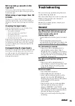 Preview for 41 page of Sony MHC-DX8 Operating Instructions Manual