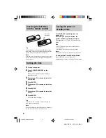 Preview for 8 page of Sony MHC-DX80 Operating Instructions Manual