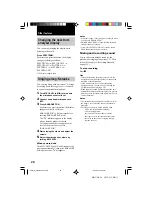 Preview for 20 page of Sony MHC-DX80 Operating Instructions Manual