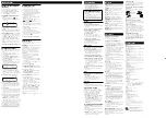 Preview for 2 page of Sony MHC-EC50 Operating Instructions