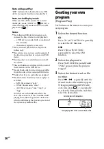 Preview for 20 page of Sony MHC-EC59 Operating Instructions Manual