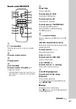 Предварительный просмотр 5 страницы Sony MHC-EC599 Operating Instructions Manual