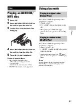 Предварительный просмотр 9 страницы Sony MHC-EC599 Operating Instructions Manual