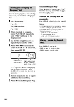 Предварительный просмотр 10 страницы Sony MHC-EC599 Operating Instructions Manual