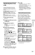 Preview for 17 page of Sony MHC-EC619iP Operating Instructions Manual