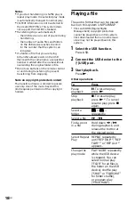 Preview for 18 page of Sony MHC-EC619iP Operating Instructions Manual