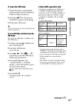 Preview for 17 page of Sony MHC-EC68USB Operating Instructions Manual