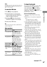 Preview for 19 page of Sony MHC-EC68USB Operating Instructions Manual